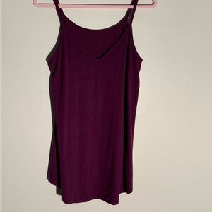 Zenana Outfitters Dark Plum V-Neck Camisole